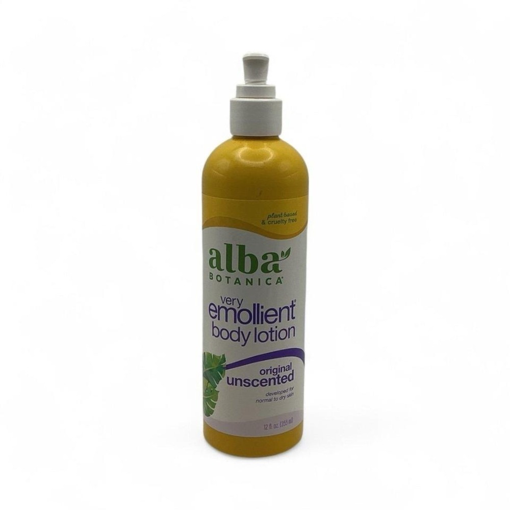Alba‎ Botanica - Very Emollient Body Lotion (12 oz) - Unscented Moisturizer